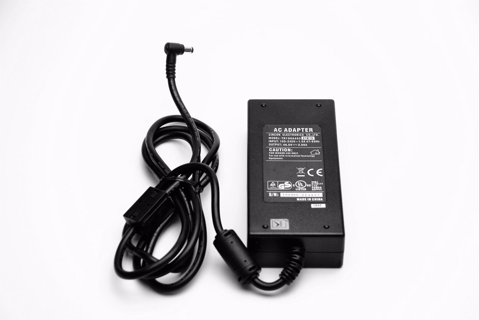 NEW CINCON TR100A480-21E13 48V 2.08A AC ADAPTER ITE POWER SUPPLY